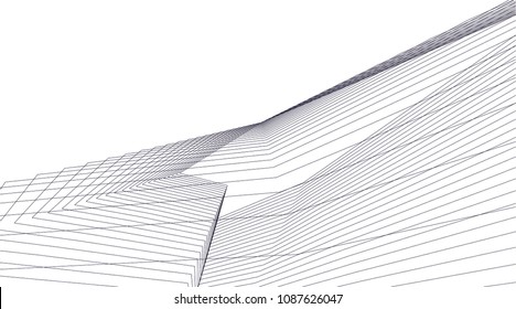 architectural drawing 3d