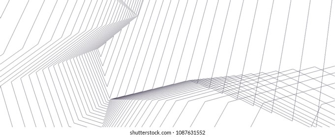 architectural drawing 3d