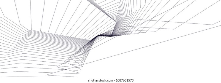 architectural drawing 3d