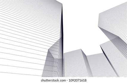 architectural drawing 3d