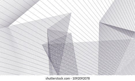 architectural drawing 3d