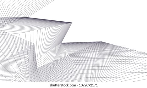 architectural drawing 3d