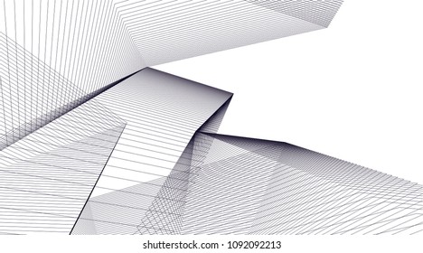 architectural drawing 3d