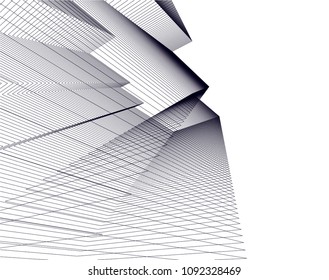 architectural drawing 3d