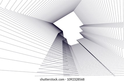 architectural drawing 3d