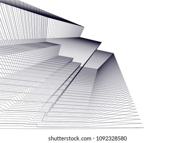 architectural drawing 3d