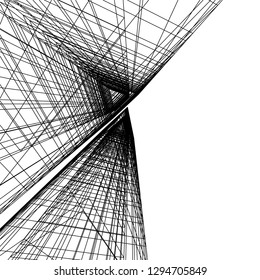 architectural drawing 3d