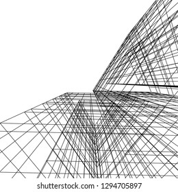 architectural drawing 3d
