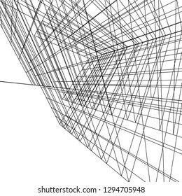 architectural drawing 3d