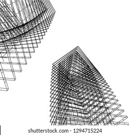 architectural drawing 3d