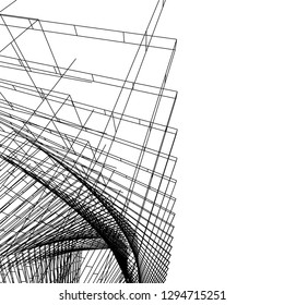 architectural drawing 3d