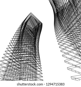 architectural drawing 3d