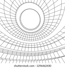 architectural drawing 3d