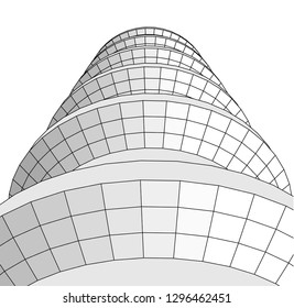 architectural drawing 3d