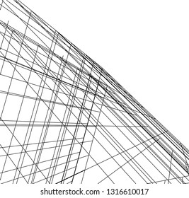 architectural drawing 3d
