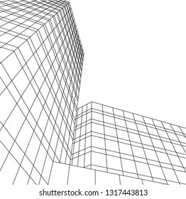 architectural drawing 3d