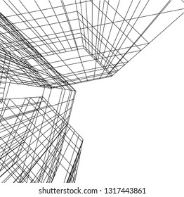architectural drawing 3d