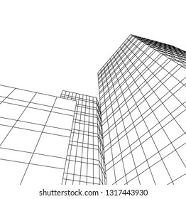 architectural drawing 3d