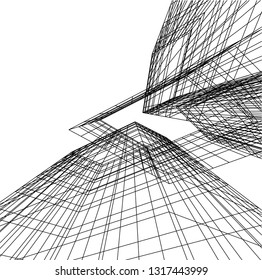 architectural drawing 3d