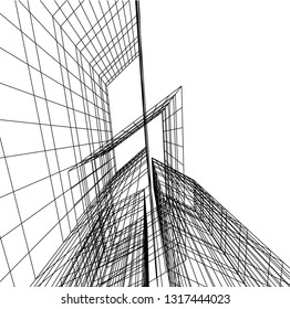 architectural drawing 3d