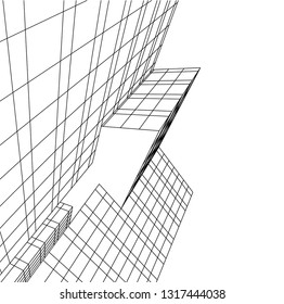 architectural drawing 3d