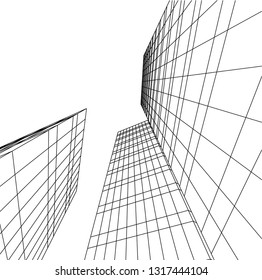 architectural drawing 3d