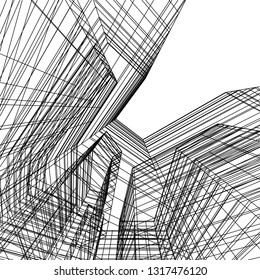 architectural drawing 3d