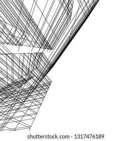 architectural drawing 3d