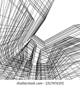 architectural drawing 3d