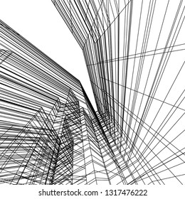 architectural drawing 3d