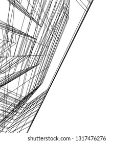 architectural drawing 3d