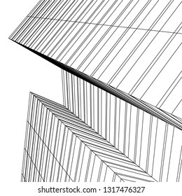 architectural drawing 3d