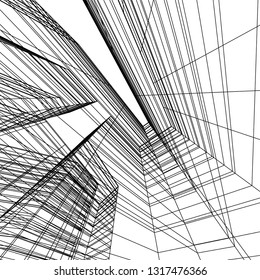 architectural drawing 3d