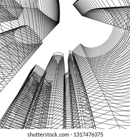 architectural drawing 3d