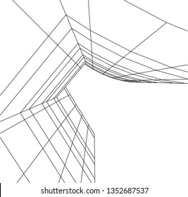 architectural drawing 3d