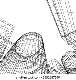 architectural drawing 3d