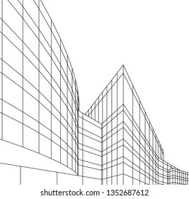 architectural drawing 3d