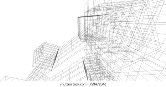 Architectural Drawing 3d