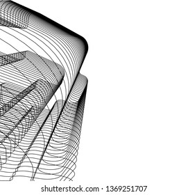  architectural drawing 3d illustration