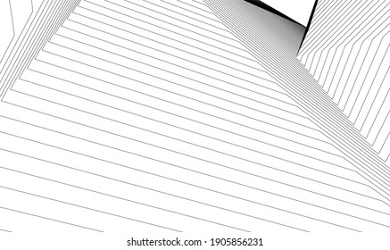 architectural drawing 3d vector illustration