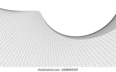 Dibujo arquitectónico. Abstractas fondo geométrico 3D