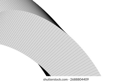 Architectural drawing. Abstract geometric 3d background