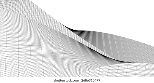 Dibujo arquitectónico. Fondo geométrico Abstractas
