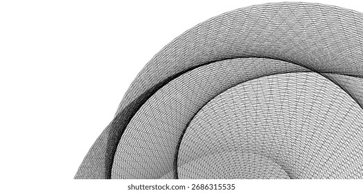 Architectural drawing. Abstract geometric background