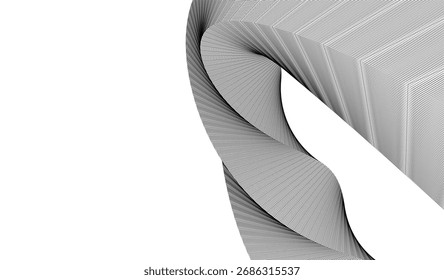 Desenho arquitetônico. Fundo geométrico abstrato