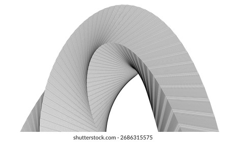 Architektonische Zeichnung. Abstrakter geometrischer Hintergrund