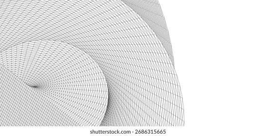 Architectural drawing. Abstract geometric background
