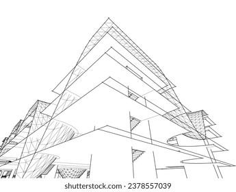 architectural drawing of a building