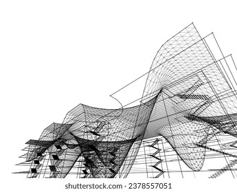 architectural drawing of a building