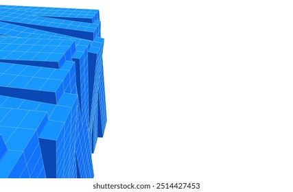 Architectural drawing digital backgroud 3d rendering